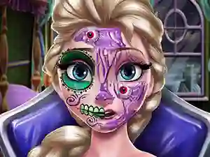 Gra Elsa Scary Halloween Makeup w Internecie