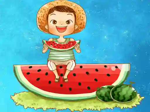 Gra Watermelon and Drinks Puzzle w Internecie