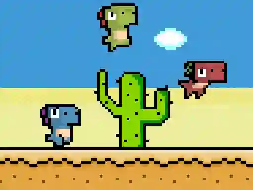 Gra Pixel Dino Run w Internecie