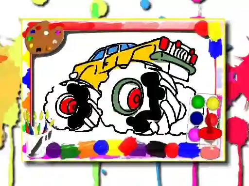 Gra Monster Truck Coloring Book w Internecie