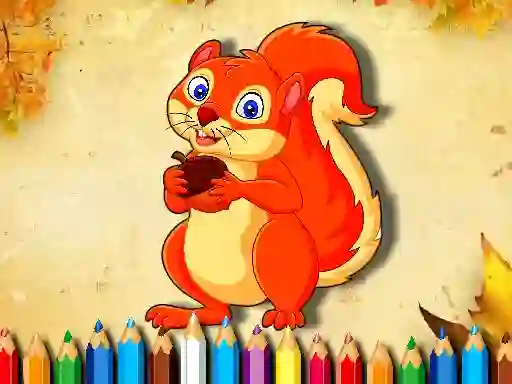 Gra Squirrel Coloring Book w Internecie