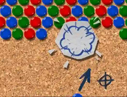 Gra Pinboard Bubble Shooter w Internecie