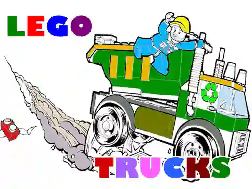 Gra Lego Trucks Coloring w Internecie