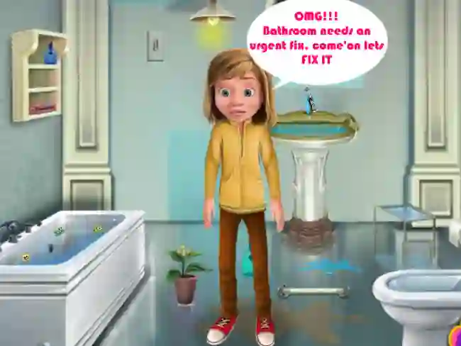 Gra Riley Bathroom Cleaning w Internecie