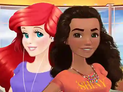 Gra Ariel and Moana Princess on Vacation w Internecie