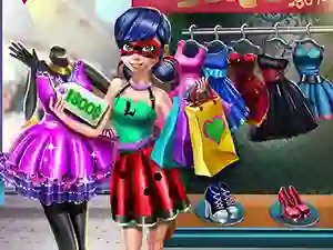Gra Dotted girl realife shopping w Internecie
