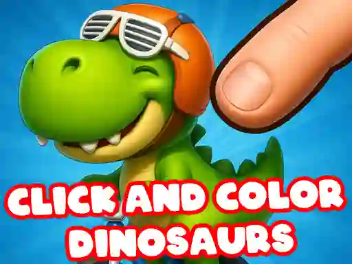 Gra Click And Colors Dinosaurs w Internecie