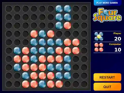 Gra Four Square w Internecie