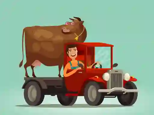 Gra Cute Trucks For Kids Coloring w Internecie