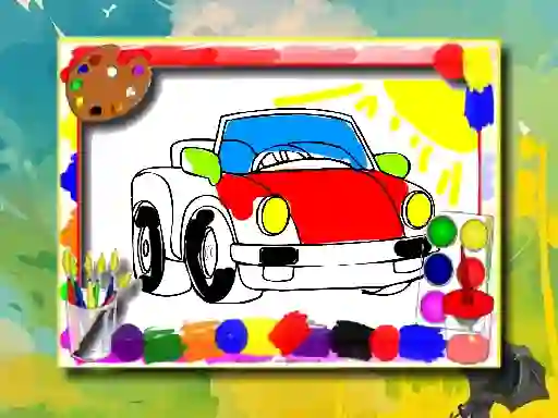 Gra Cartoon Cars Coloring Book w Internecie