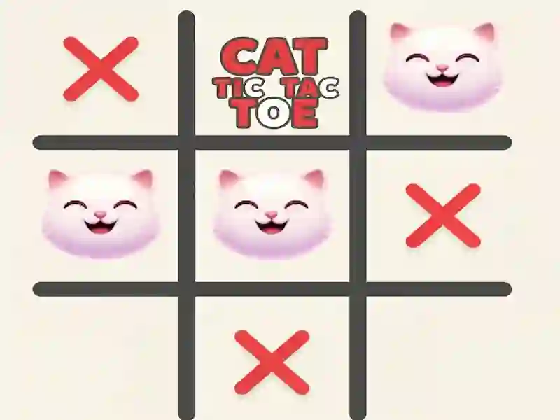 Gra Cat Tic Tac Toe w Internecie