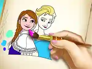 Gra Ice Kingdom Coloring Book w Internecie