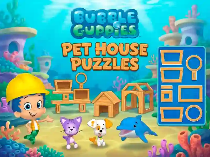 Gra Bubble Guppies Pet House Puzzles w Internecie
