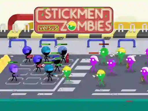 Gra Stickmen Versus Zombies w Internecie