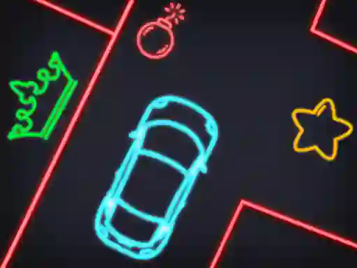 Gra Neon Car Puzzle w Internecie