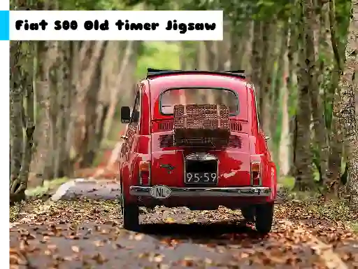 Gra Fiat 500 Old Timer Jigsaw w Internecie