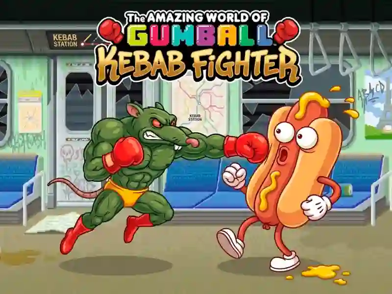 Gra The Amazing World of Gumball Kebab Fighter w Internecie