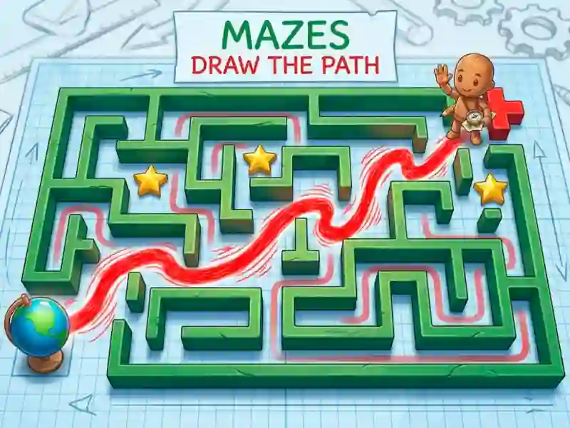 Gra Mazes Draw The Path w Internecie
