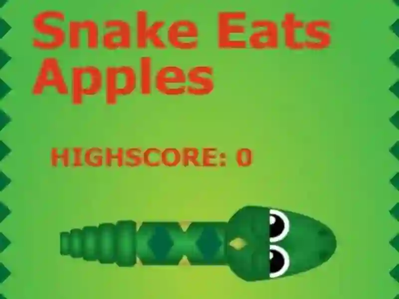 Gra Snake Eats Apples w Internecie