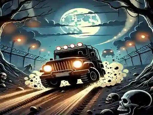 Gra Racing Car Destroying Zombie w Internecie