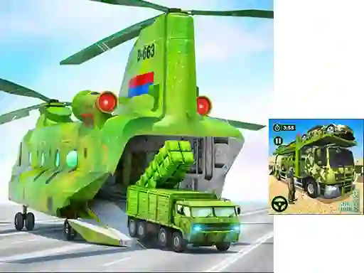 Gra US Army Cargo Transport Truck Driving w Internecie