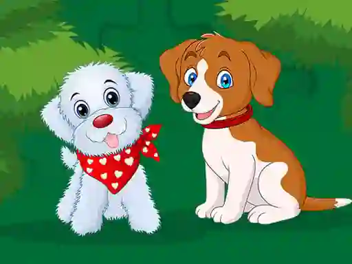 Gra Cute Puppies Jigsaw w Internecie