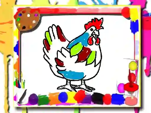 Gra Chicken Coloring Book w Internecie