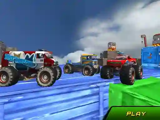 Gra Monster Truck Stunts Sky Driving w Internecie