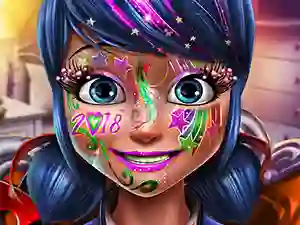 Gra Dotted girl new year makeup w Internecie