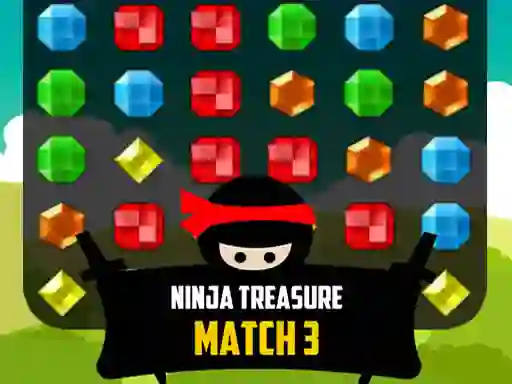 Gra Ninja Treasure Match 3 w Internecie