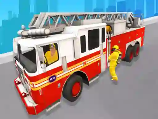 Gra City Rescue Fire Truck Games w Internecie