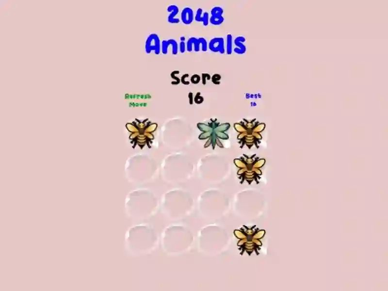 Gra 2048 Animals w Internecie