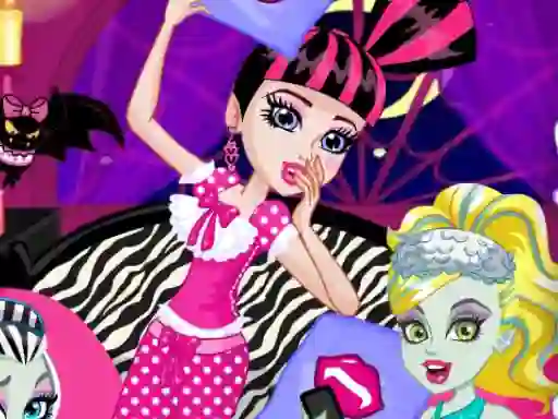 Gra Monster Slumber Party Funny Faces w Internecie