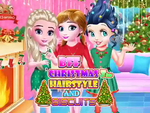 Gra BFF Christmas Tree Hairstyle and Biscuits w Internecie