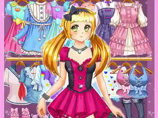 Gra Anime Kawaii Dress Up w Internecie