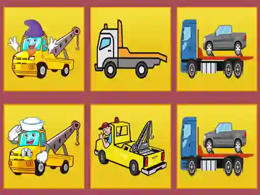 Gra Tow Trucks Memory w Internecie