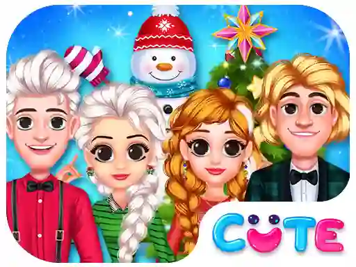 Gra Frozen Princess Christmas Celebration w Internecie