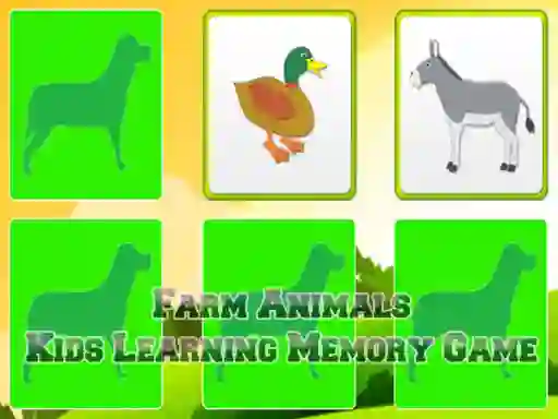 Gra Farm Animals Kids Learning  Memory w Internecie