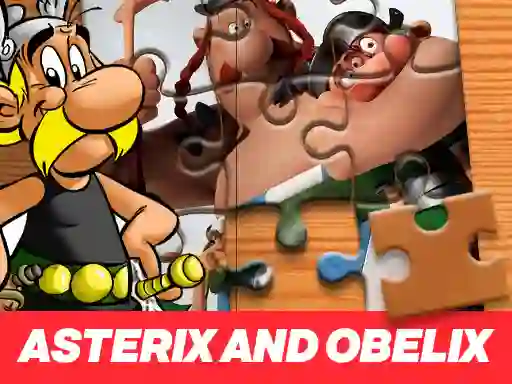 Gra Asterix and Obelix Jigsaw Puzzle w Internecie