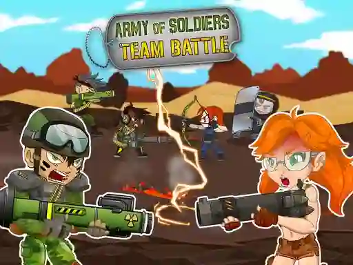 Gra Army of soldiers: Team Battle w Internecie