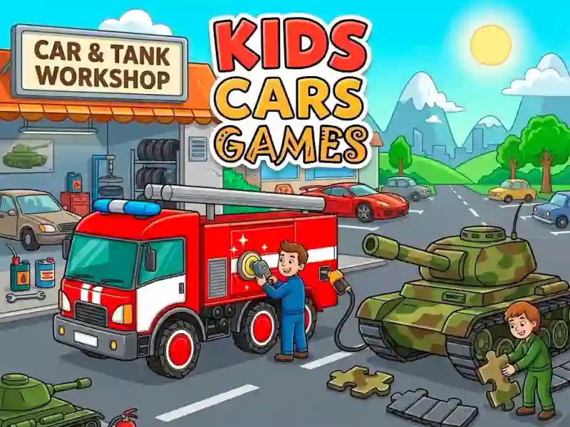 Gra Kids Cars Games w Internecie