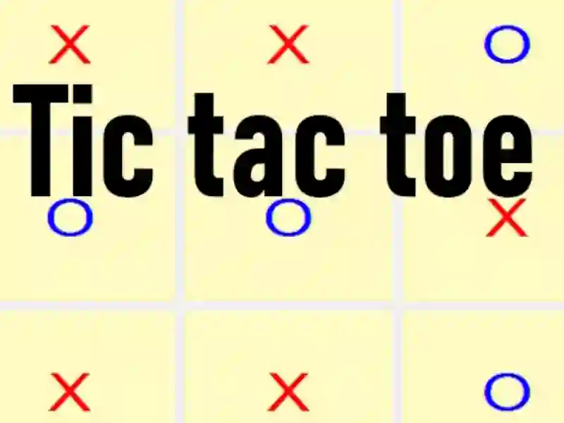 Gra Tic tac toe w Internecie