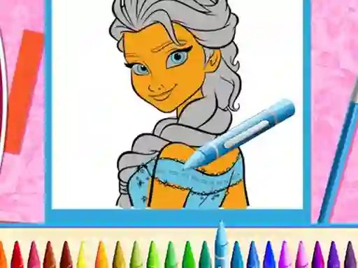 Gra The Princess Sisters Coloring w Internecie