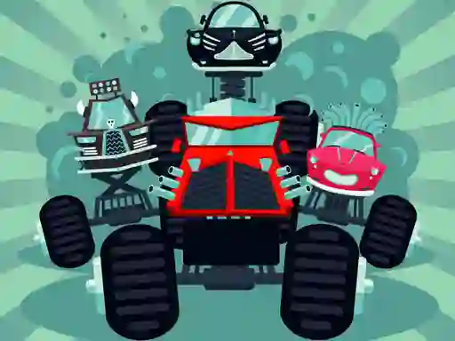 Gra Crazy Monster Trucks Memory w Internecie
