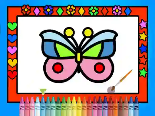 Gra Color and Decorate Butterflies w Internecie