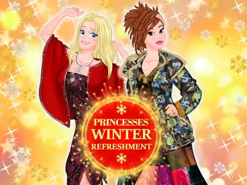Gra Princesses winter refreshment w Internecie