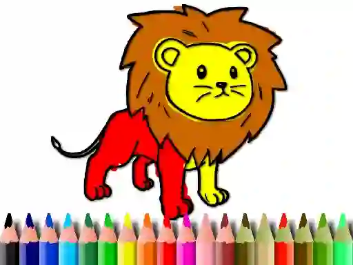 Gra Back To School: Lion Coloring Book w Internecie