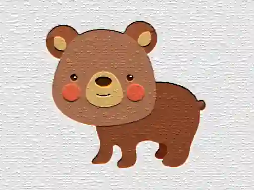 Gra Cartoon Bear Puzzle w Internecie