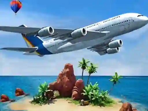 Gra Air plane Simulator Island Travel w Internecie