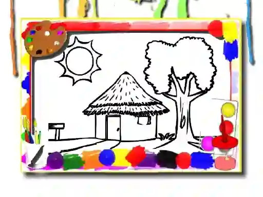 Gra Back To School: House Coloring Book w Internecie
